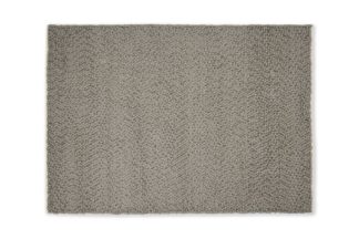 An Image of Berala Textured Wool Rug, Extra Large 200 x 300cm, Dark Taupe