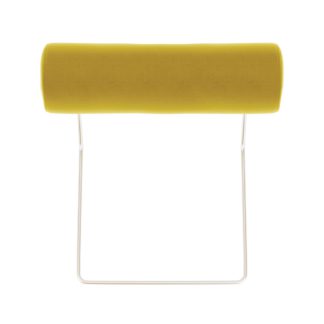 An Image of Zoe Velvet Headrest Honey (Yellow)
