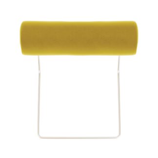 An Image of Zoe Velvet Headrest Honey (Yellow)