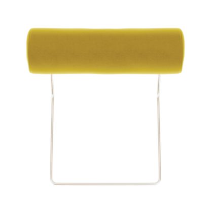 An Image of Zoe Velvet Headrest Honey (Yellow)