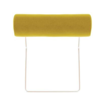0ae3a0c554afb9e85d10835e21a3cb242673f495c0b6416a50d6e3ef193f6cb3.jpg An Image of Zoe Velvet Headrest Honey (Yellow)
