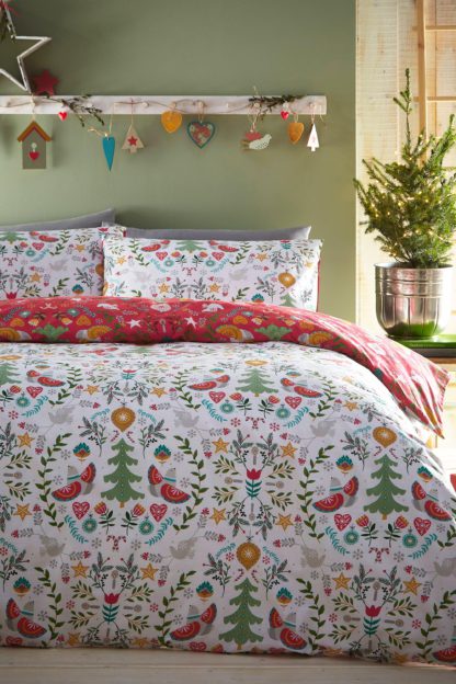 An Image of Scandi Festive Single Duvet Set