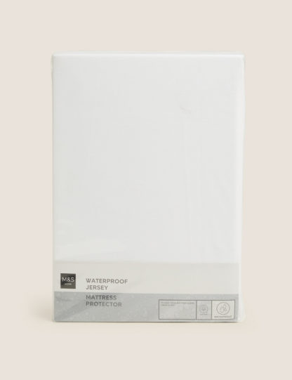 An Image of M&S Jersey Waterproof Mattress Protector