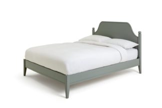 An Image of Habitat Bardot Kingsize Bed Frame - Grey
