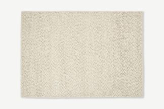 An Image of Berala Textured Wool Rug, Extra Large 200 x 300cm, Ecru