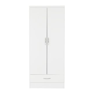 An Image of Nevada 2 Door Wardrobe White