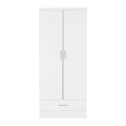 An Image of Nevada 2 Door Wardrobe White