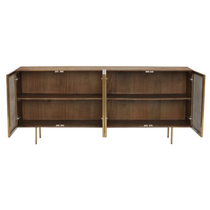 An Image of Wynn Large Mango Wood Sideboard