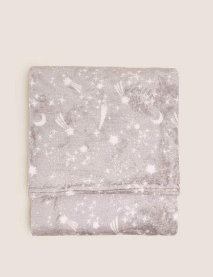 An Image of M&S Fleece Shooting Star Throw