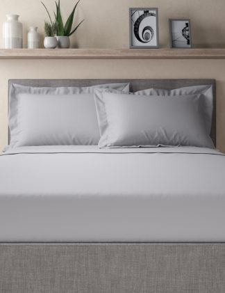 An Image of M&S Egyptian Cotton 400 Thread Count Percale Oxford Pillowcase