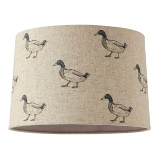 An Image of Jemima Duck Cotton Drum Shade - 30cm