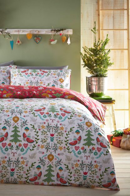 An Image of Scandi Festive Single Duvet Set