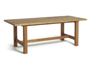 An Image of Habitat Denver Solid Wood 8 Seater Refectory Table - Pine