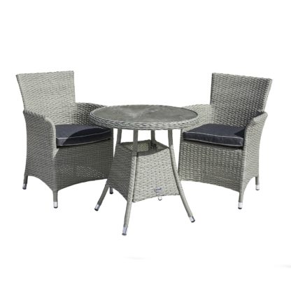 An Image of Cornbury Bistro Set - Natural