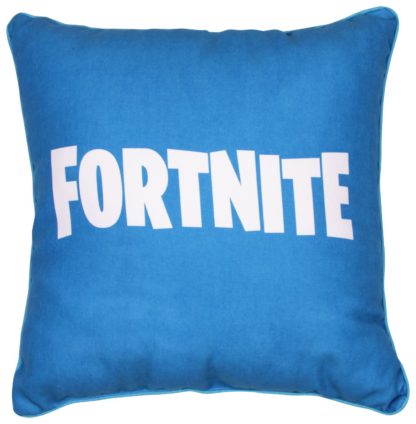 An Image of Fortnite Graphic Print Cushion - Blue - 40x40cm