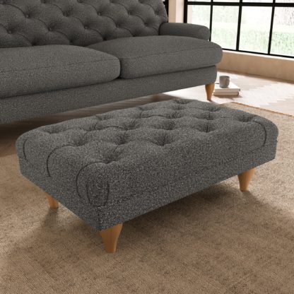 An Image of Warwick Cosy Marl Footstool Cosy Marl Granite