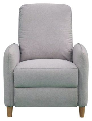 An Image of Argos Home Tate Manual Pushback Recliner - Grey