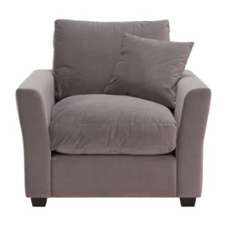 An Image of Taylor Armchair, Sunningdale Nickel Grey