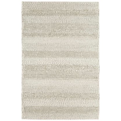 An Image of Flori Stripe Rug, Cream