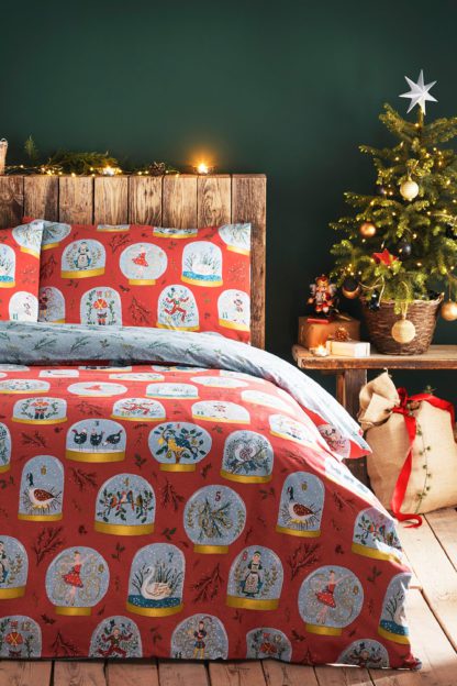 An Image of 12 Days Of Christmas King Duvet Set