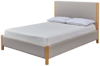 An Image of Habitat Rafa Double Bed Frame - Natural