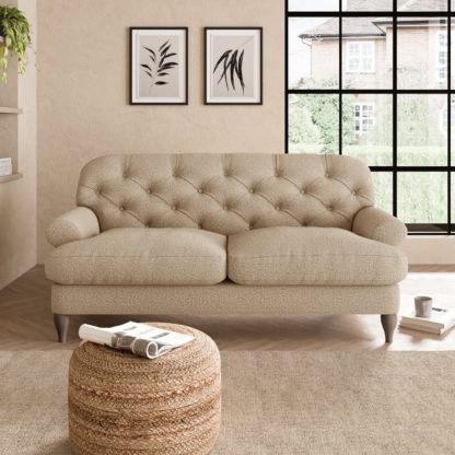 An Image of Canterbury Cosy Marl 2 Seater Sofa Cosy Marl Granite