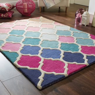 An Image of Rosella Rug Light Pink