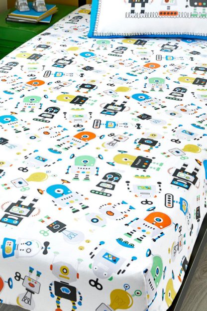 An Image of Robots Single Duvet Set