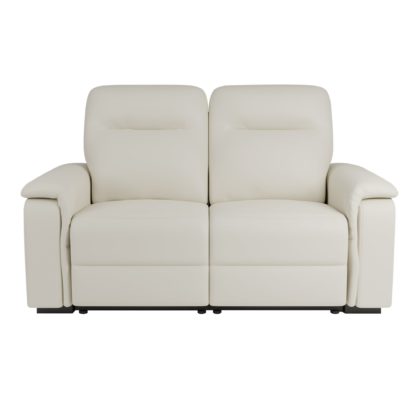 An Image of Bianca Reclining 2 Seater Sofa Ivory