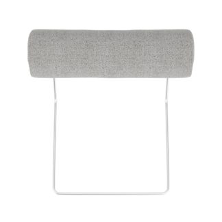 An Image of Zoe Boucle Headrest Light Grey