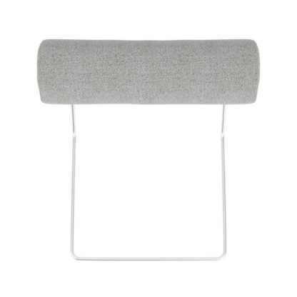 An Image of Zoe Boucle Headrest Light Grey