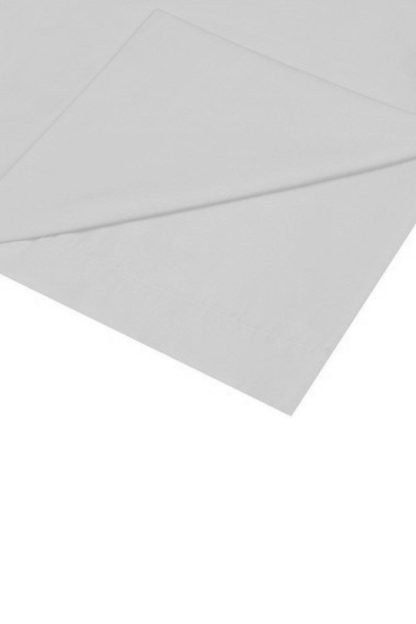 An Image of Cotton Rich Percale Single Flat Sheet