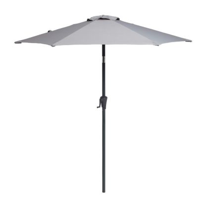 An Image of Parasol 2.1m Crank & Tilt - Natural - Dia. 38mm