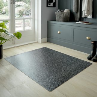 An Image of Dotty Vinyl Mat Black and white