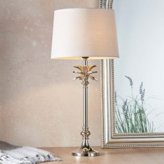 An Image of Vogue Laguna Small Table Lamp Base Nickel