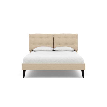 An Image of Heal's Mistral King Bed Brushed Cotton Cobalt