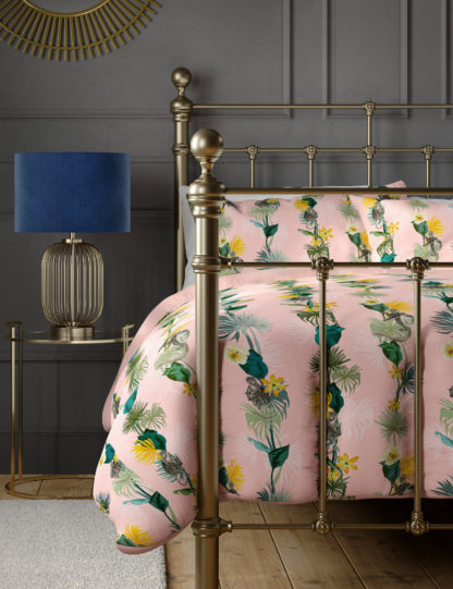 An Image of M&S Cotton Rich Tropical Vine Bedding Set