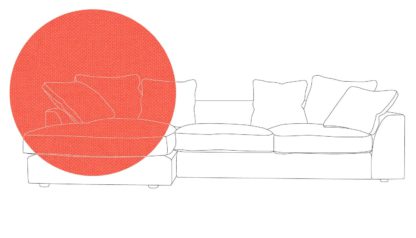 An Image of Heal's Cumulus Right Hand Facing Corner Sofa In Velvet