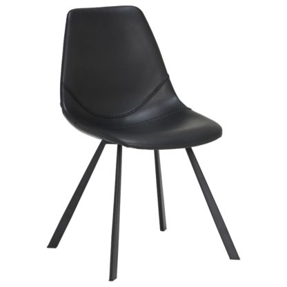 An Image of Fiori Dining Chair Black