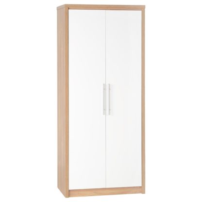 An Image of Seville 2 Door Wardrobe Grey