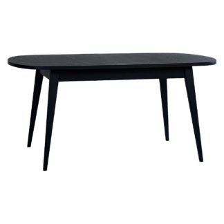 An Image of Habitat Etta Extending 6 - 8 Seater Dining Table Black Stain