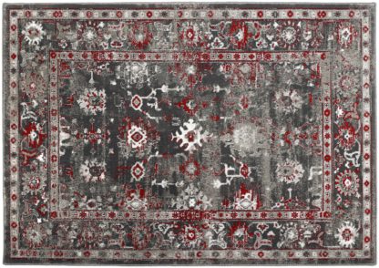 An Image of Origins Anatolia Traditional Short Pile Rug -120x170cm -Grey