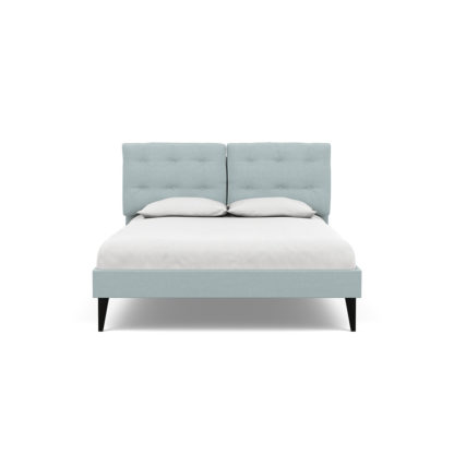 An Image of Heal's Mistral King Bed Brushed Cotton Cobalt