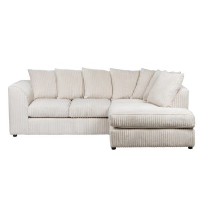 An Image of Blake Jumbo Cord Right Hand Corner Sofa Black