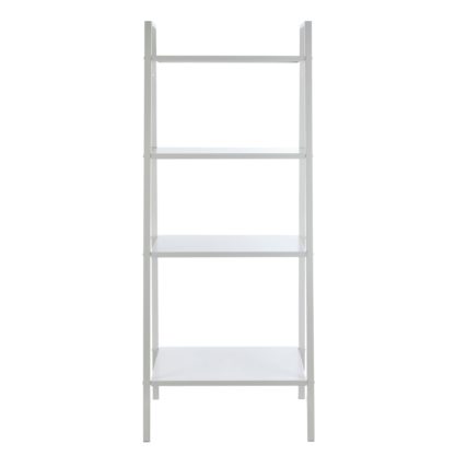 An Image of Ladder Shelving Unit White