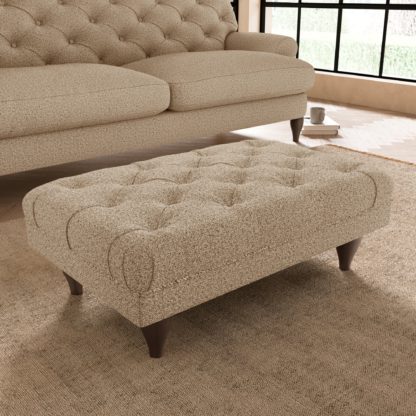 An Image of Warwick Cosy Marl Footstool Cosy Marl Granite