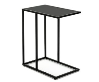 An Image of Habitat Loft Living C Shape End Table - Black