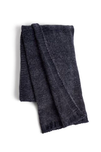An Image of Habitat Chenile Soft Touch Throw - Charcoal