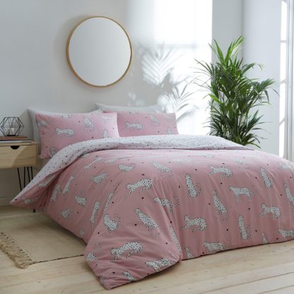 An Image of Leopard King Duvet Set