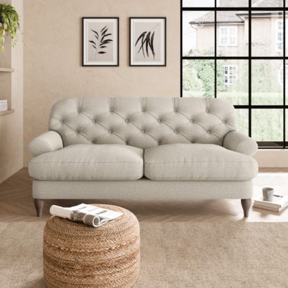 An Image of Canterbury Cosy Marl 2 Seater Sofa Cosy Marl Granite